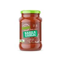 Jensens Organic Pasta Sauce Basil & Garlic 400g