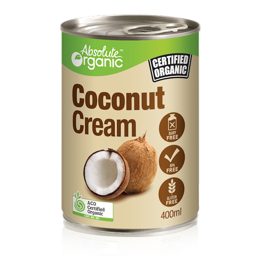 Organic Coconut Cream 400ml (Absolute Organics)