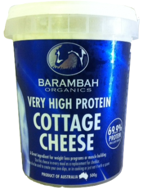 Barambah Organics Cottage Cheese Very High Protein 500g