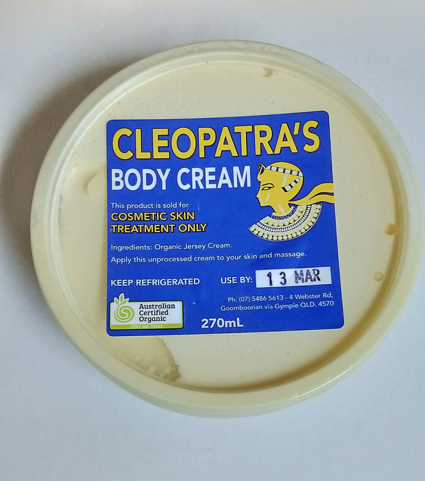 Cleopatras Body Cream 270mL Fresh