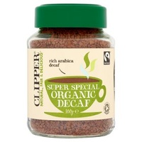 Clipper Fairtrade Instant Decaf Organic Coffee - Freeze dried