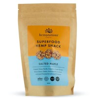 Hemptations Superfood Hemp Snack - Salted Maple 80g | 2die4 Live Foods
