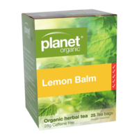 Planet Organic Lemon Balm 25 Tea Bags 