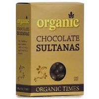 Organic Times Sultanas Milk Chocolate 150g