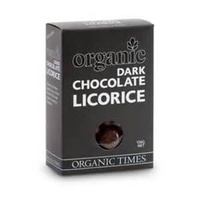 Organic Times Licorice Dark Chocolate 150g
