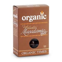 Organic Times Macadamias Dark Chocolate 150g