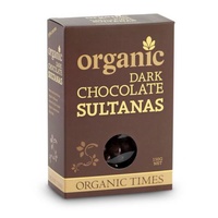 Organic Times Sultanas Dark Chocolate 150g