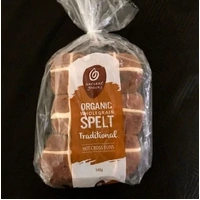 Ancient Grains Wholegrain Spelt Traditional Hot Cross Buns