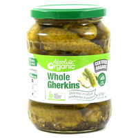 Whole Gherkins 670g | Absolute Organic
