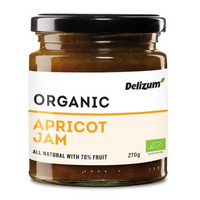 Delizum Organic Apricot Jam 270g