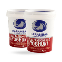 Barambah Organics Passionfruit Yoghurt 500G