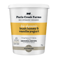 Paris Creek Yoghurt Bush Honey and Vanilla 500g