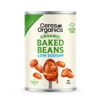 Ceres Organic Baked Beans - Low Sodium 400g