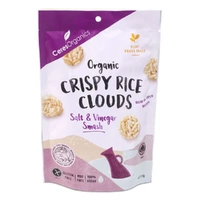 Ceres Organic Crispy Rice Clouds - Salt and Vinegar 50g
