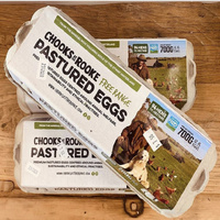 Chooks at the Rooke Free Range Eggs 700g