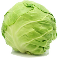 Half Green Cabbage - Large