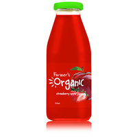 Farmer's Organic Strawberry Apple Juice 375 mL