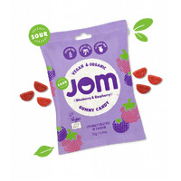 Jom - Sour Blueberry & Raspberry Gummy Candy