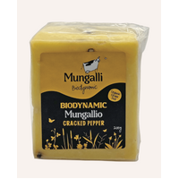 Mungalli Creek Cheeses - MUNGALLIO CRACKED PEPPER 200g