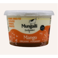 Mungalli Creek Natural Yoghurt - MANGO 500g