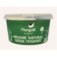 Mungalli Creek Greek Yoghurt - PLAIN UNFLAVOURED 375g