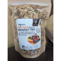 Orgamix Organic Raw Paleo Breakfast Mix - Gluten Free 450g