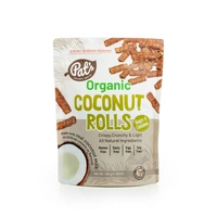 Pats Organic Coconut rolls - ginger cinnamon
