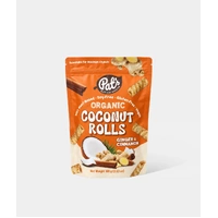 Pat's Organic Coconut Rolls - Ginger & Cinnamon 140g