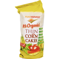 Organic Corn Cakes | Pure Harvest 150g