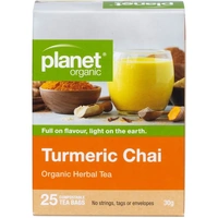 Planet Organic Turmeric Chai 25tbgs