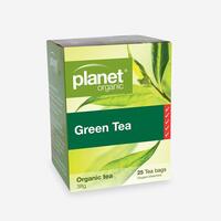 Planet Organics Green Tea Bags | Planet Organic 25s