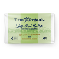 True Organic Australian Unsalted Butter 250g