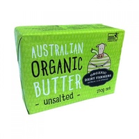 True Organic Australian Unsalted Butter 250g