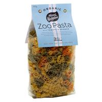 Zoo Pasta with Tomato & Spinach 500g