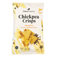 Organic Chickpea Crisps Turmeric & Black Pepper 200g| Ceres Organic - Near Best Before Date - SALE!!
