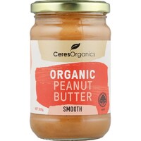Organic Peanut Butter Smooth 300g | Ceres Organic