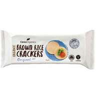 Organic Brown Rice Crackers - Original 115g | Ceres Organic