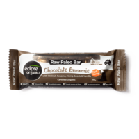 Chocolate Brownie Bar, Paleo and Gluten Free, Eclipse Organics, 45g