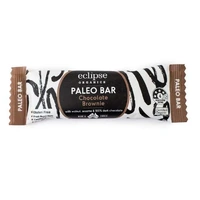 Chocolate Brownie Bar, Paleo and Gluten Free, Eclipse Organics, 45g