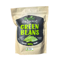 Elgin Frozen Organic Green Beans 600g