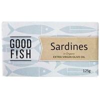 Sardines in Olive Oil | Good Fish 125g