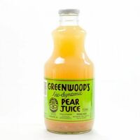 Greenwood Biodynamic Pear Juice 1L
