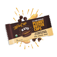 70% Dark Chocolate Peanut Butter Cups 36g | HeroCup