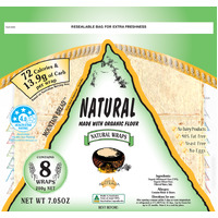 Natural Wraps made with Organic Flour 200g | Mountain Bread