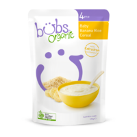 Organic Bubs  - Baby Banana Rice Cereal - Past Best Before Date 