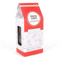Triple Chocolate Chip Cookies 150g | Organic Times
