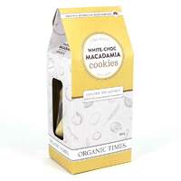 White Choc Macadamia Cookies 150g | Organic Times