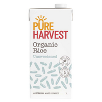 Rice Milk 1 Litre - Unsweetened | Pure Harvest 