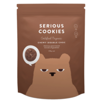 Serious Cookies | Double Choc | Certified Organic 170g