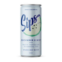 Cucumber & Mint Seltzer | Sips 330ml